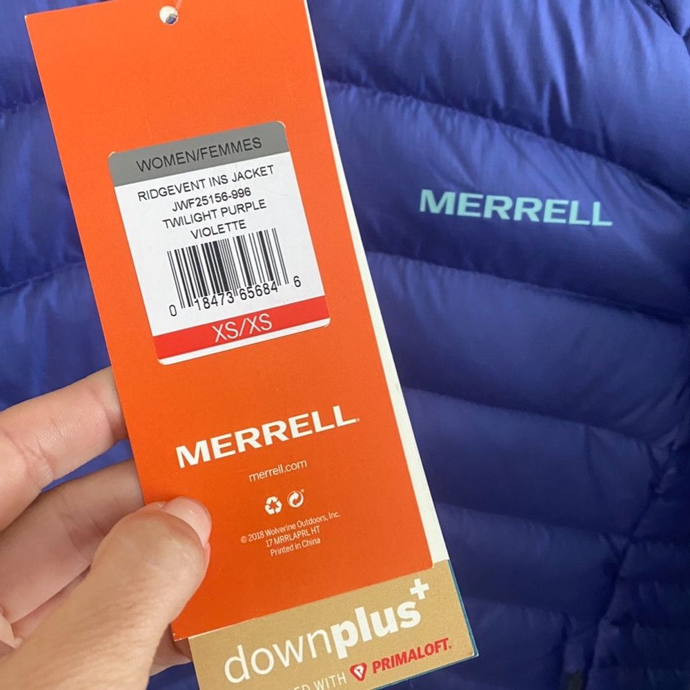 Merrell Ridgevent Jacket Size XS NEW! - Picture 2 of 2